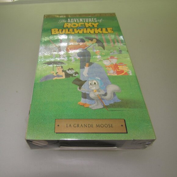 The Adventures of Rocky and Bullwinkle VHS Tape – Volume 5 La Grande Moose (1992 - Picture 1 of 3